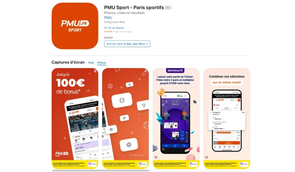 découvrez l'application pmu mobile : explorez ses fonctionnalités clés, profitez d'une expérience utilisateur optimisée et lisez les avis des utilisateurs pour tout savoir avant de parier.