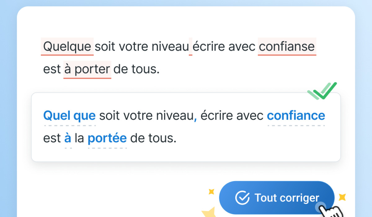 découvrez notre correcteur en ligne gratuit pour corriger vos textes rapidement et efficacement. améliorez votre orthographe, grammaire et style en quelques clics !